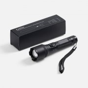 Фонарь аккумуляторный с фокусировкой луча FarSee, черный арт. 63058.30