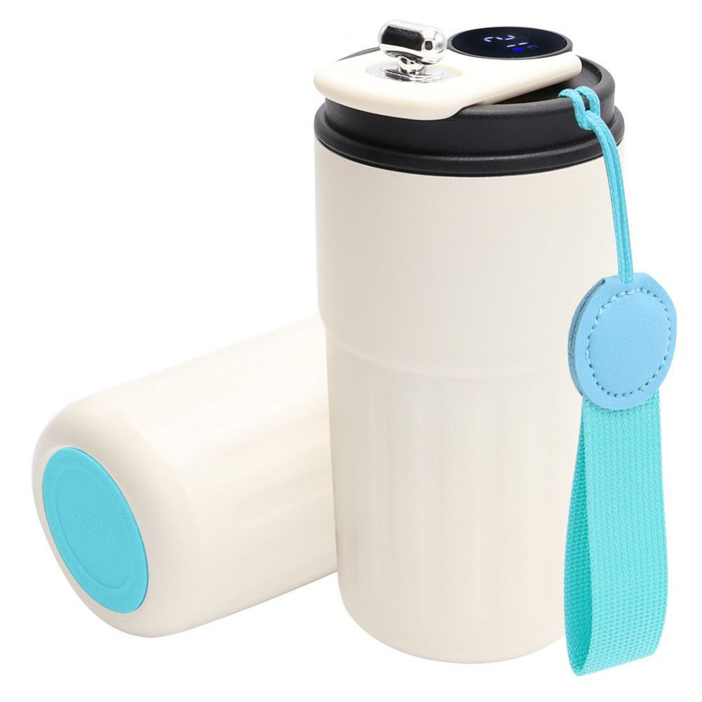 Термокружка Ashly To Go, белая/бирюзовая арт. 5063.01.17.17 Термокружка Ashly To Go, белая/бирюзовая арт. 5063.01.17.17