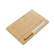 Разделочная доска из бамбука «Круста» с хлебным ножом