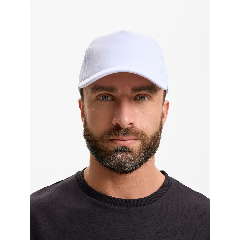Бейсболка Yonkers, белая арт. 20545.60 Бейсболка Yonkers, белая арт. 20545.60