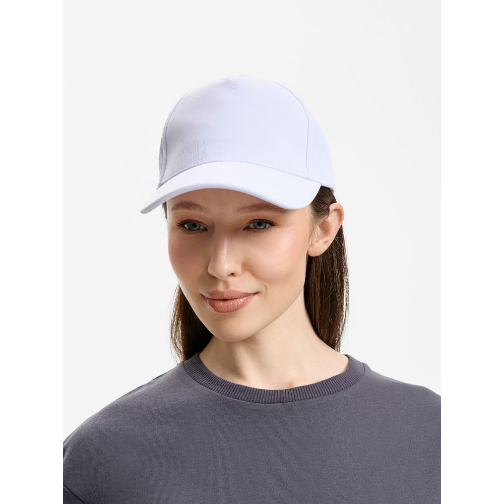 Бейсболка Yonkers, белая арт. 20545.60 Бейсболка Yonkers, белая арт. 20545.60
