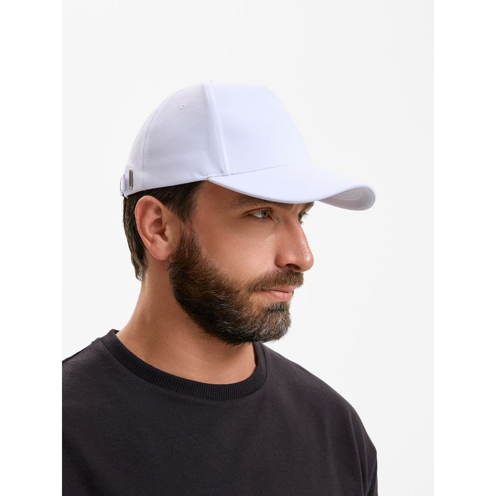 Бейсболка Yonkers, белая арт. 20545.60 Бейсболка Yonkers, белая арт. 20545.60