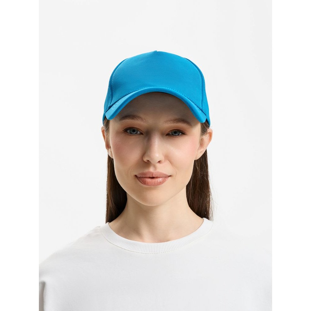 Бейсболка Yonkers, ярко-голубая арт. 20545.49 Бейсболка Yonkers, ярко-голубая арт. 20545.49