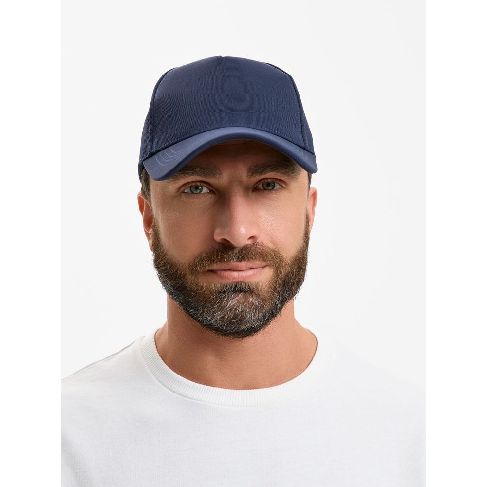 Бейсболка Yonkers, темно-синяя арт. 20545.40 Бейсболка Yonkers, темно-синяя арт. 20545.40