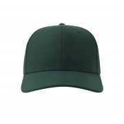 Бейсболка BEAT-S, 6 клиньев, пластиковая застежка Темно-зелёный