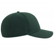 Бейсболка BEAT-S, 6 клиньев, пластиковая застежка Темно-зелёный