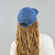 Бейсболка IRAYA, 5 клиньев, металлическая застежка Голубой