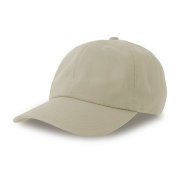 Бейсболка DAD HAT-S, 6 клиньев, металлическая застежка Бежевый