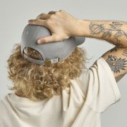 Бейсболка DAD HAT-S, 6 клиньев, металлическая застежка Белый