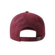 Бейсболка DAD HAT-S, 6 клиньев, металлическая застежка Бордовый