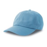 Бейсболка DAD HAT-S, 6 клиньев, металлическая застежка Голубой