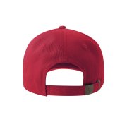 Бейсболка DAD HAT-S, 6 клиньев, металлическая застежка Красный