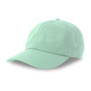 Бейсболка DAD HAT-S, 6 клиньев, металлическая застежка Бирюзовый