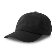 Бейсболка DAD HAT-S, 6 клиньев, металлическая застежка Черный