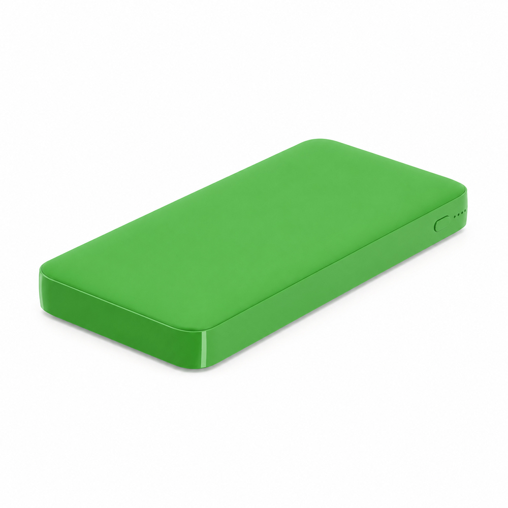 Внешний аккумулятор Polus, 10000 Mah, софт-тач покрытие, зеленый арт. 2018.04.01 Внешний аккумулятор Polus, 10000 Mah, софт-тач покрытие, зеленый арт. 2018.04.01