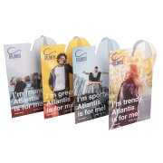 Комплект картонных настольных карточек_ATLANTIS CARTON DESK DISPLAYS KIT разные цвета