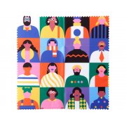 Салфетка для протирания очков с возможностью полноцветной печати