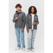 Куртка флисовая унисекс Nitro, серый меланж