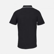 Рубашка поло унисекс Palermo, черная с белым