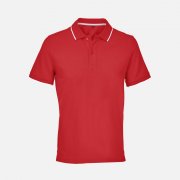 Рубашка поло унисекс Palermo, красная с белым арт. 04769860