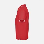 Рубашка поло унисекс Palermo, красная с белым арт. 04769860