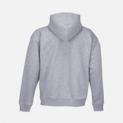 Толстовка унисекс на молнии Jelo, серый меланж