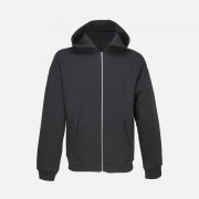 Толстовка унисекс на молнии Jelo, черная арт. 04818312