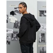 Толстовка унисекс на молнии Jelo, черная арт. 04818312