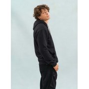 Худи унисекс Cameron, черный меланж с черным