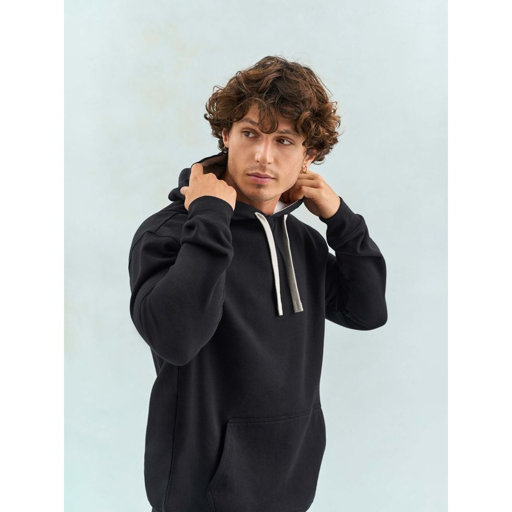 Худи унисекс Cameron, серый меланж с темно-синим арт. 04853520 Худи унисекс Cameron, серый меланж с темно-синим арт. 04853520