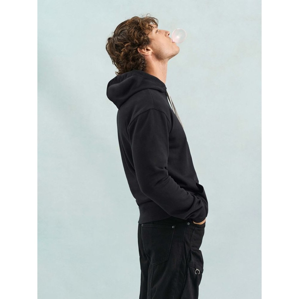 Худи унисекс Cameron, серый меланж с темно-синим арт. 04853520 Худи унисекс Cameron, серый меланж с темно-синим арт. 04853520