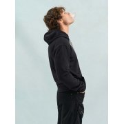 Худи унисекс Cameron, серый меланж с темно-синим