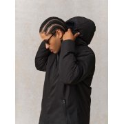 Куртка-парка унисекс Reverse, черная