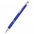 Ручка металлическая Molly софт-тач, ярко-синяя