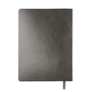 Бизнес-блокнот AURI, формат А5, бронзовый, блок в линейку Серебро