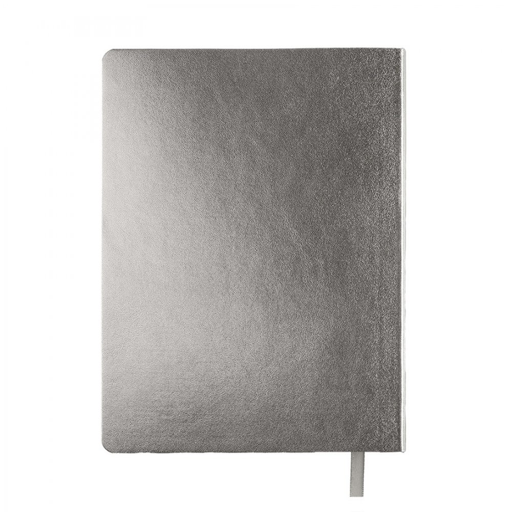 Бизнес-блокнот AURI, формат А5, серебристый, блок в линейку Серебро арт. 21244/47 Бизнес-блокнот AURI, формат А5, серебристый, блок в линейку Серебро арт. 21244/47