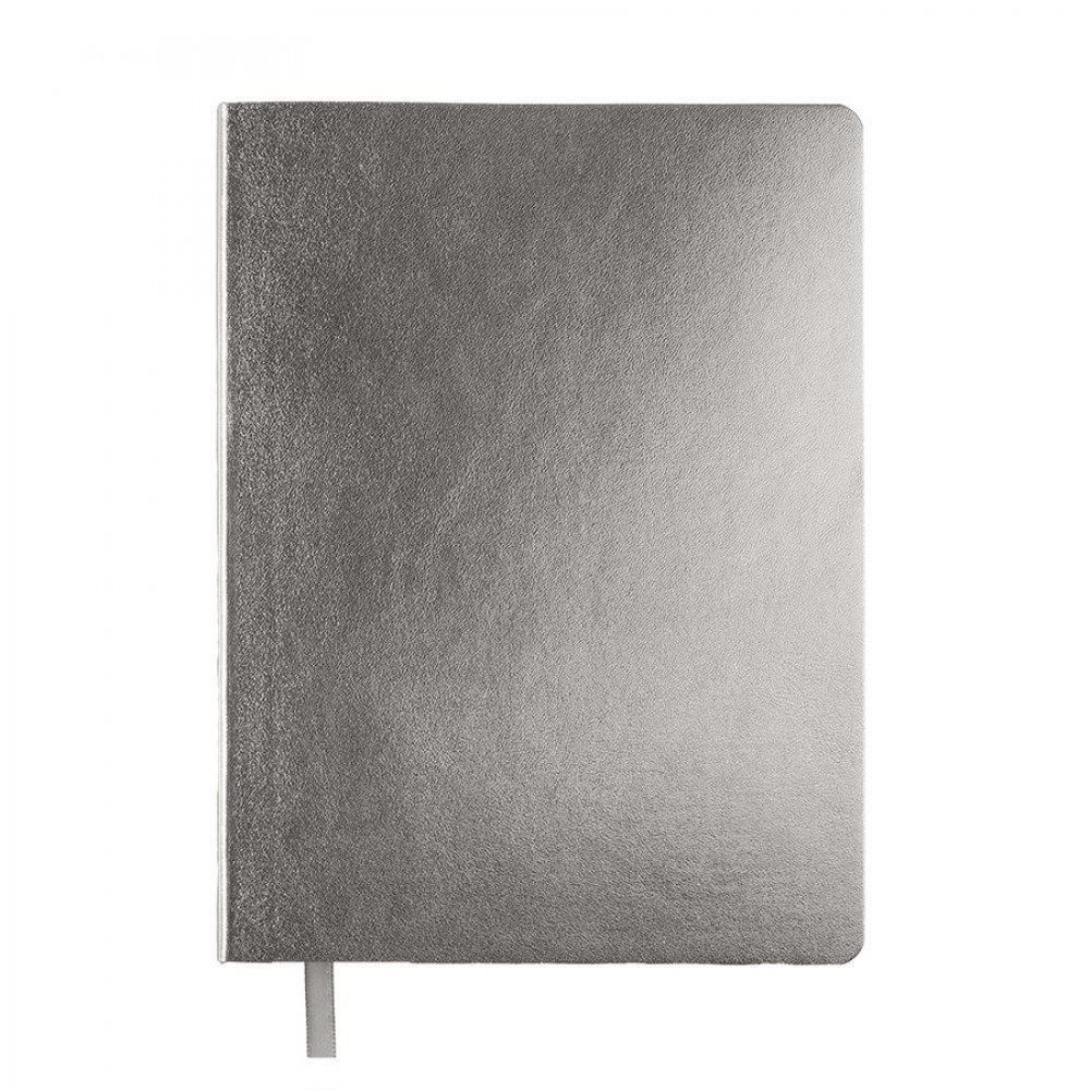 Бизнес-блокнот AURI, формат А5, серебристый, блок в линейку Серебро арт. 21244/47 Бизнес-блокнот AURI, формат А5, серебристый, блок в линейку Серебро арт. 21244/47