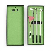 Настольный мини-гольф Golfink, черный с зеленым яблоком