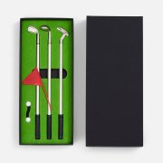 Настольный мини-гольф Golfink, черный с зеленым яблоком