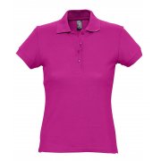 Рубашка поло женская PASSION 170, ярко-розовая (фуксия)