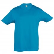 Футболка детская REGENT KIDS, ярко-бирюзовая арт. 11970321 Футболка детская REGENT KIDS, ярко-бирюзовая арт. 11970321