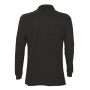 Рубашка поло мужская с длинным рукавом STAR 170, черная арт. 5420.30
