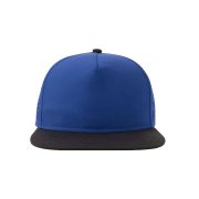 Бейсболка BANK FIVE-S, 5 клиньев, пластиковая застёжка Синий ройал