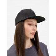 Бейсболка Epicore с прямым козырьком, черная