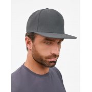 Бейсболка Epicore с прямым козырьком, серая арт. 20627.11