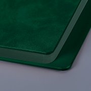 Ежедневник недатированный Solas, формат А5, с магнитом, зеленый, кремовый блок в линейку Зеленый