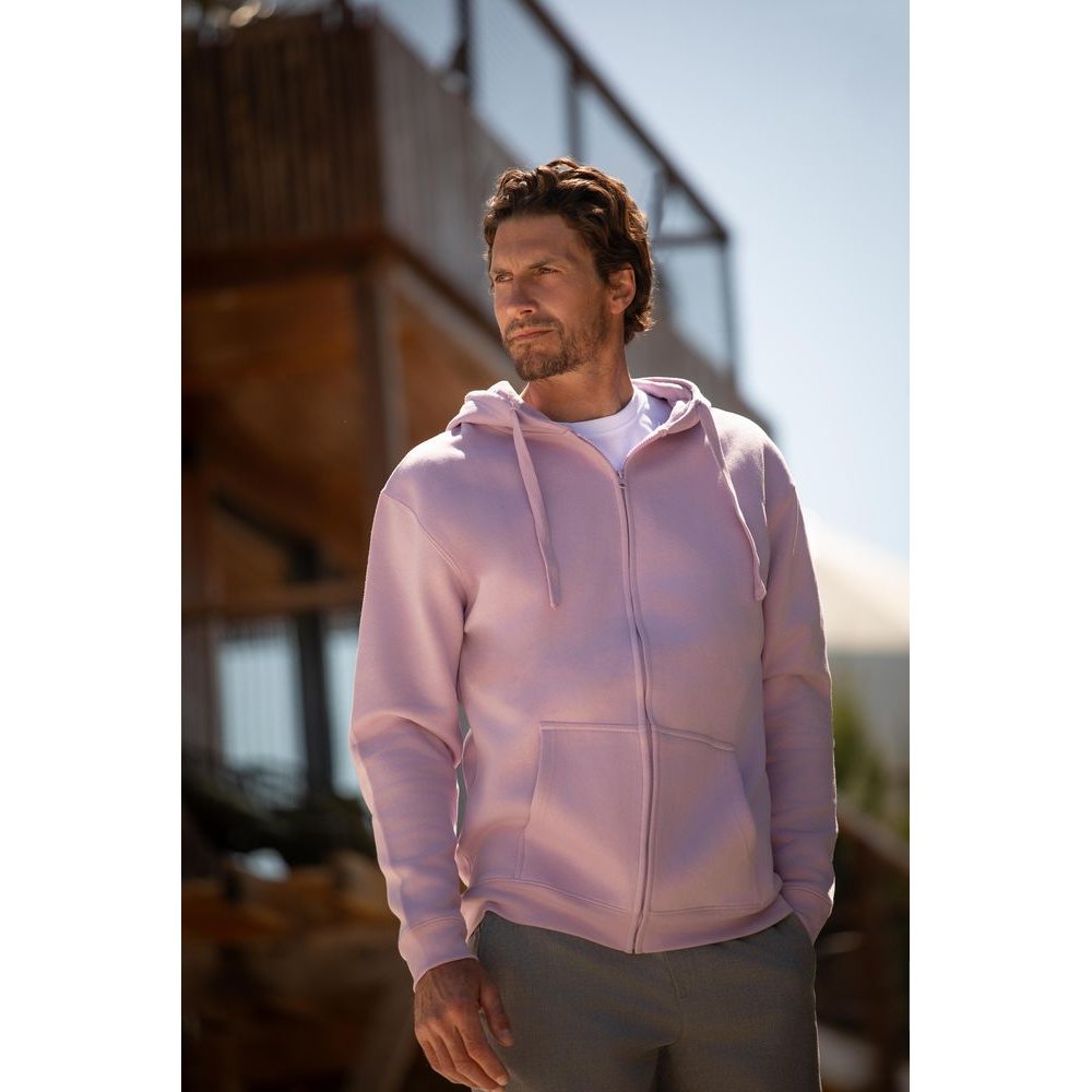 Толстовка мужская на молнии с капюшоном Amsterdam, ярко-синяя арт. 22096.44 Толстовка мужская на молнии с капюшоном Amsterdam, ярко-синяя арт. 22096.44