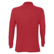 Рубашка поло мужская с длинным рукавом STAR 170, красная арт. 5420.50