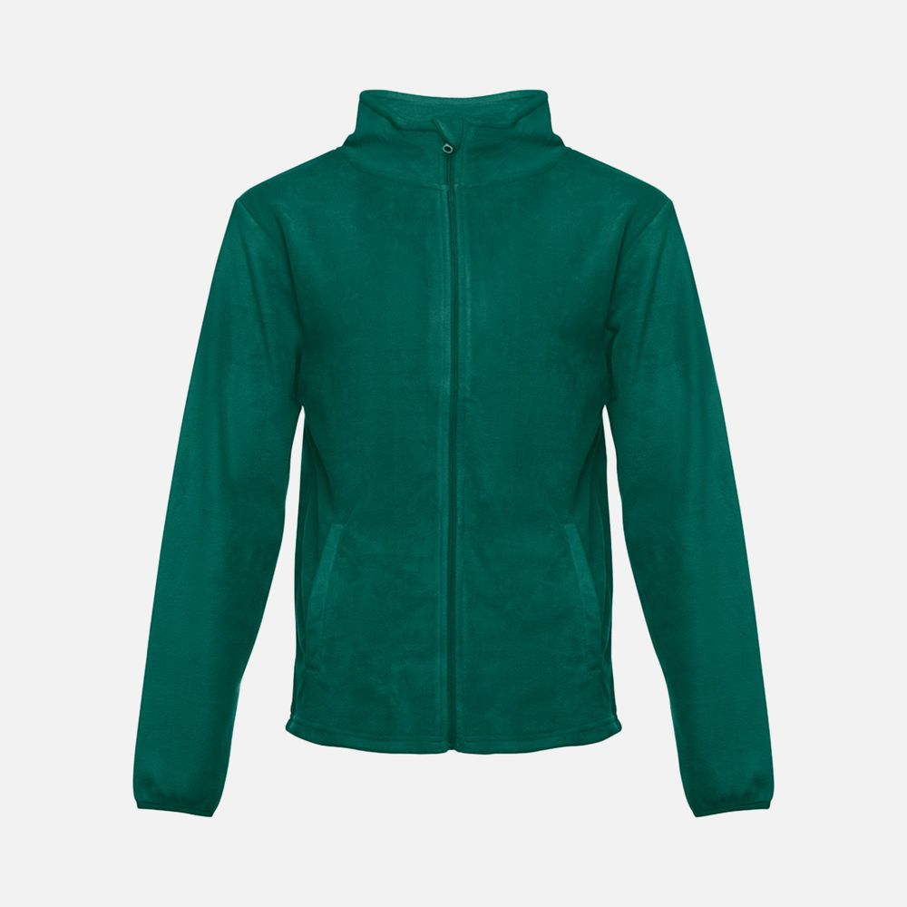 Куртка флисовая мужская Helsinki, темно-зеленая арт. 22098.90 Куртка флисовая мужская Helsinki, темно-зеленая арт. 22098.90