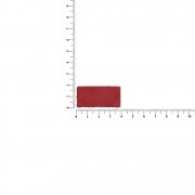 Лейбл кожаный Pasek, XS, красный